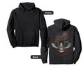 American Flag Eagle Motorcycle Ride Fast Hoodie - Aesthetic Graphic Unisex - T-Shirt, Sweatshirt, Hoodie
