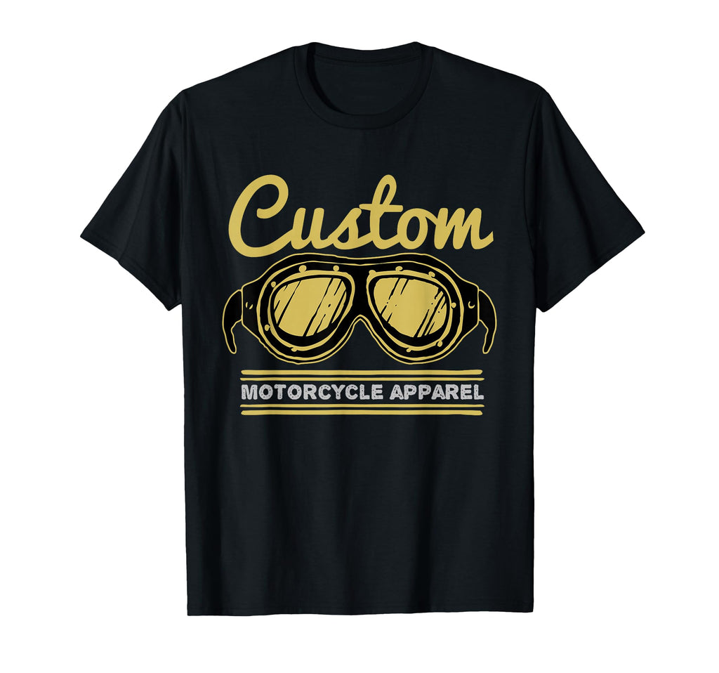 Custom Motorcycle Biker Goggles T-Shirt - Aesthetic Graphic Unisex - T-Shirt, Sweatshirt, Hoodie
