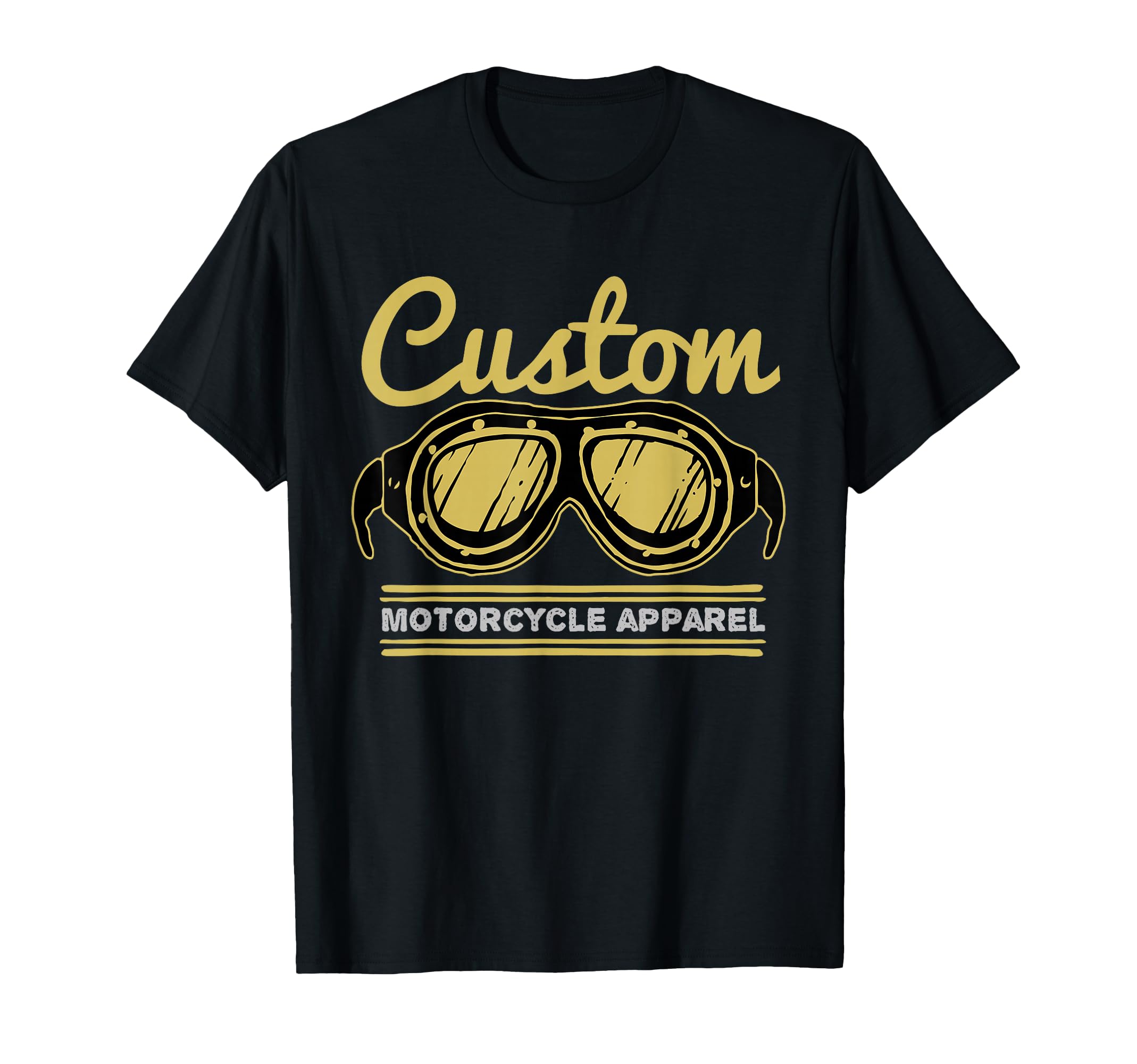 Custom Motorcycle Biker Goggles T-Shirt - Aesthetic Graphic Unisex - T-Shirt, Sweatshirt, Hoodie