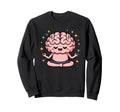 Brain Doing Yoga Funny Mindfulness Sweatshirt - Unique Graphic for Adults - T-Shirt, Sweatshirt, Hoodie