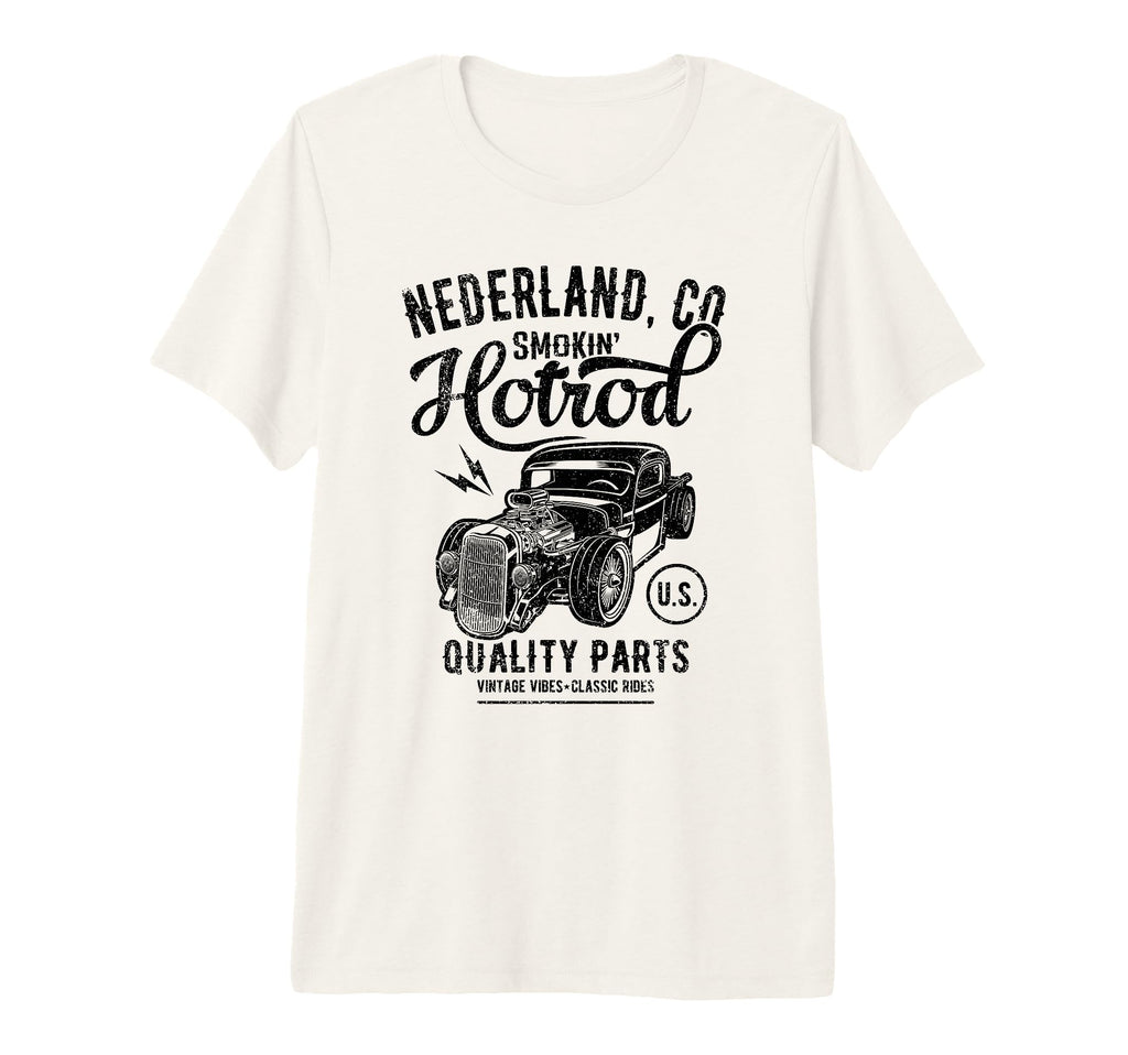 Nederland Colorado Usa Hotrod Car T-Shirt - Unique Graphic for Adults - T-Shirt, Sweatshirt, Hoodie