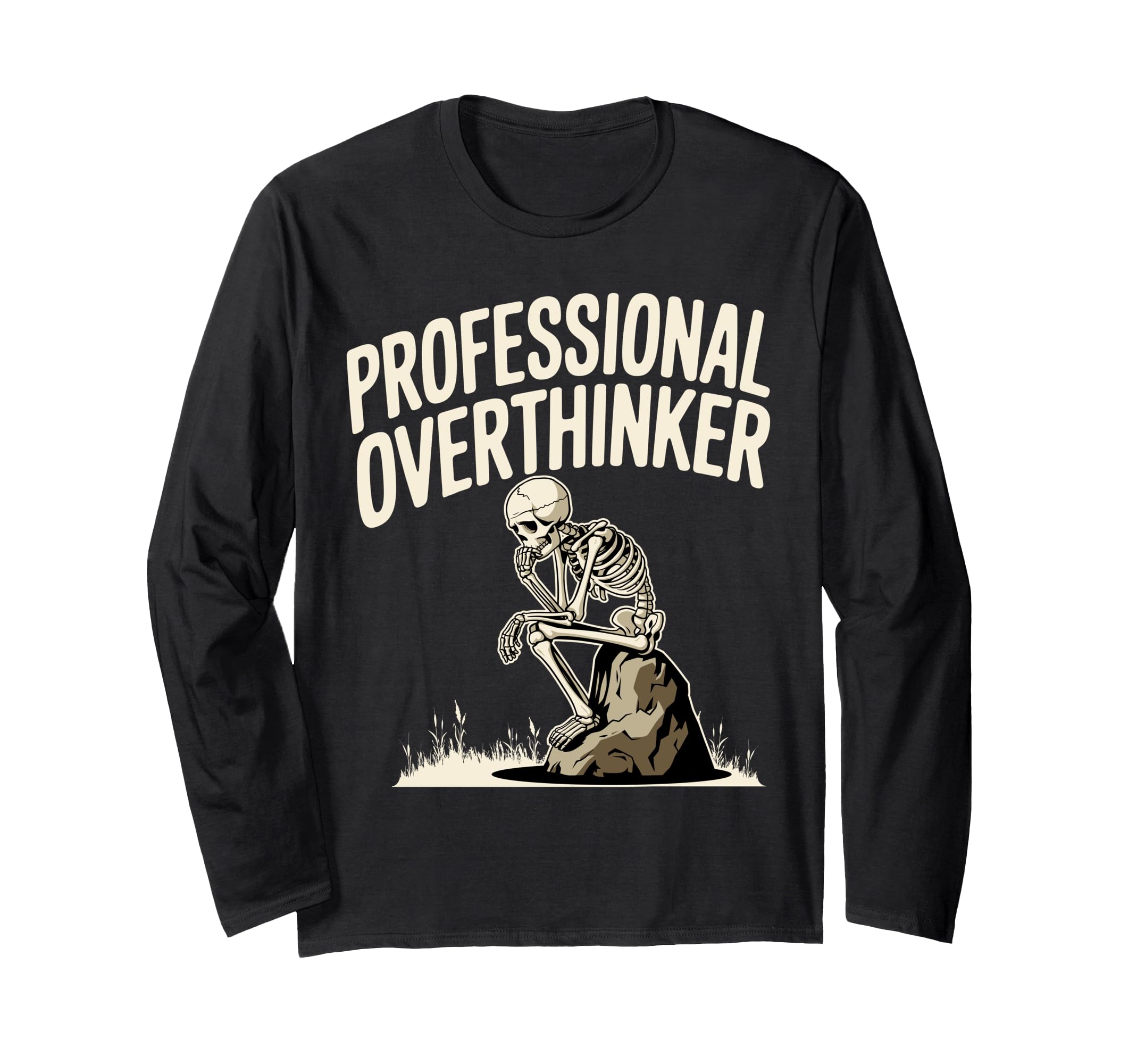 Professional Overthinker Anxiety T-Shirt - Streetwear Style Men Women - T-Shirt, Sweatshirt, Hoodie