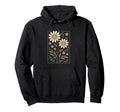 Hand Drawn Daisy Botanical Illustration Hoodie - Graphic Print for Adults - T-Shirt, Sweatshirt, Hoodie