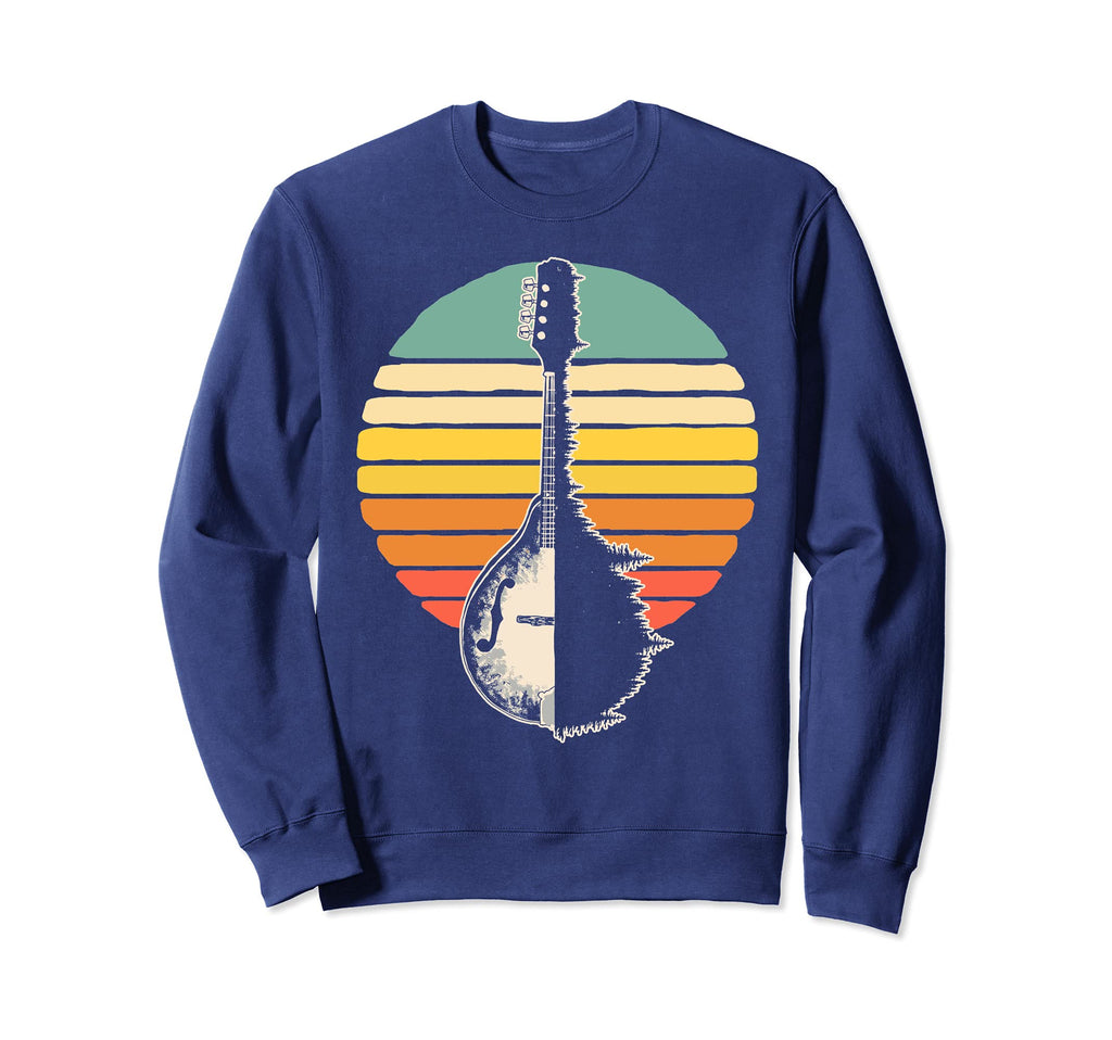 Mandolin Trees Reflection 80S Sweatshirt - Fun Novelty Design Unisex - T-Shirt, Sweatshirt, Hoodie