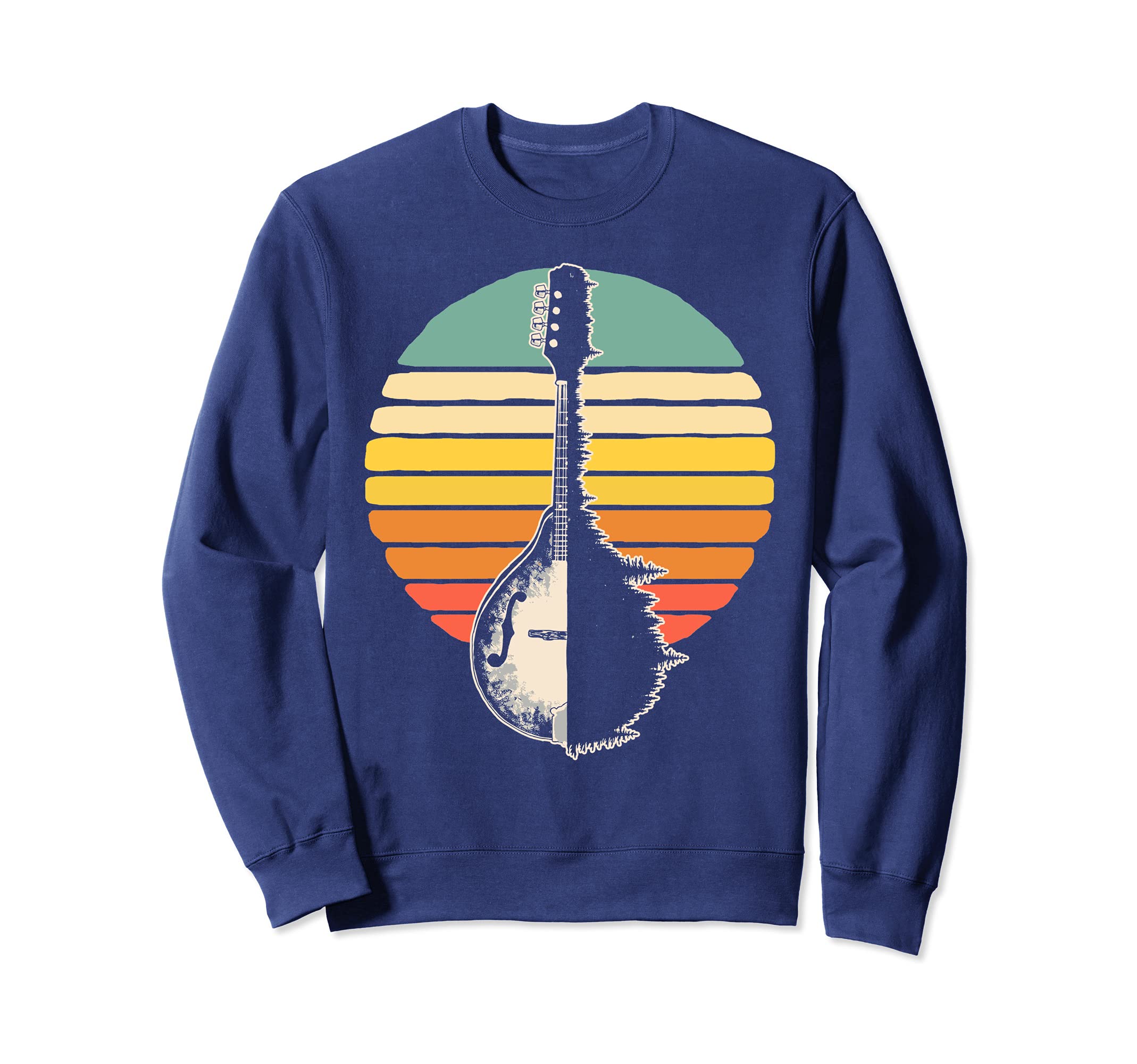 Mandolin Trees Reflection 80S Sweatshirt - Fun Novelty Design Unisex - T-Shirt, Sweatshirt, Hoodie