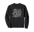 Peaceful Be Calm Mindfulness Sweatshirt - Unique Graphic for Adults - T-Shirt, Sweatshirt, Hoodie