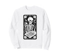 Inked Skeleton Tattoo Artist Tarot Sweatshirt - Fun Novelty Design Unisex - T-Shirt, Sweatshirt, Hoodie