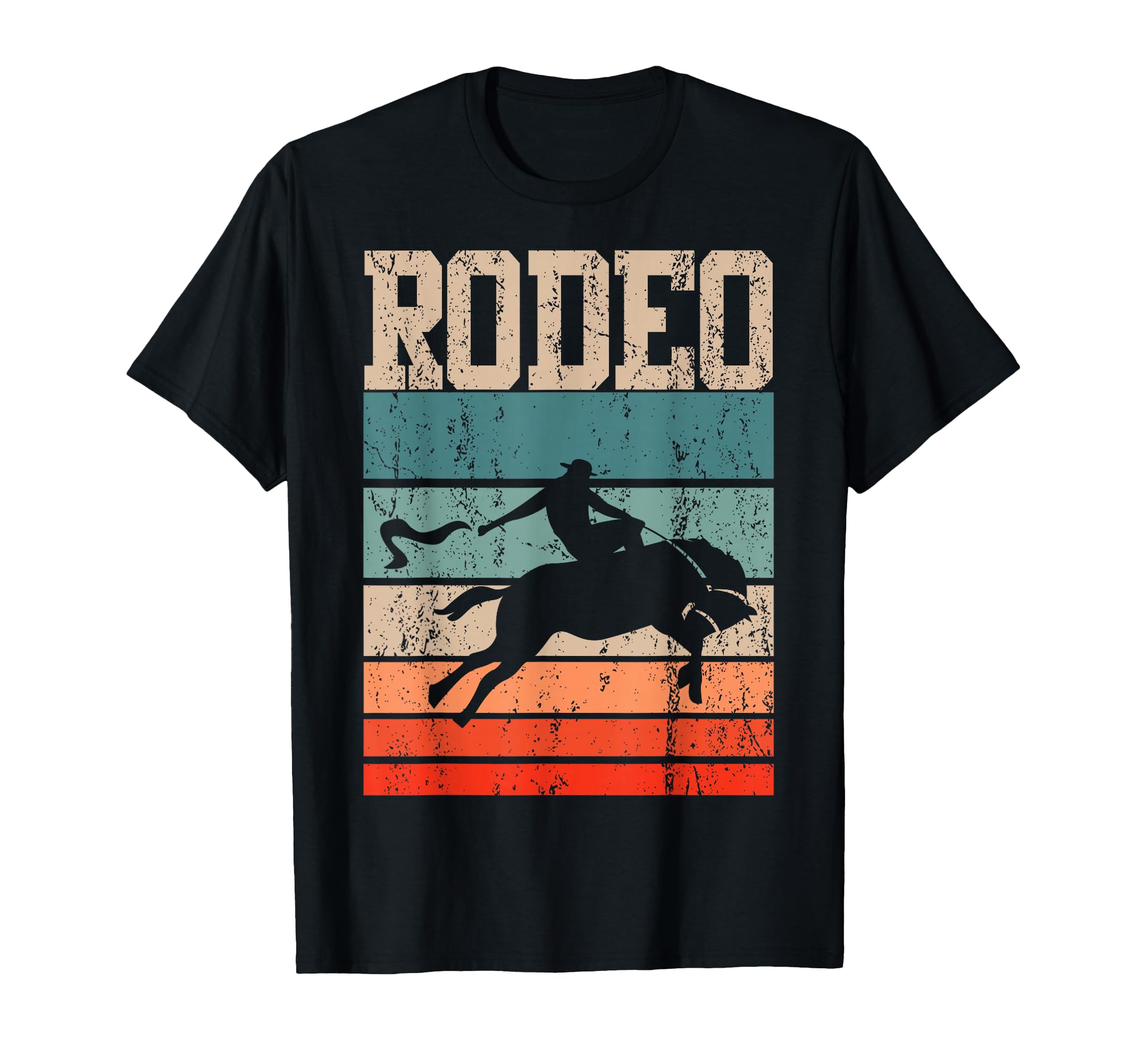 Rodeo Cowboy Horse Riding Western Gift T-Shirt - Custom Art Print Unisex - T-Shirt, Sweatshirt, Hoodie
