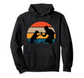 Dog Dad High Five Sunset Hoodie - Streetwear Style Unisex - T-Shirt, Sweatshirt, Hoodie
