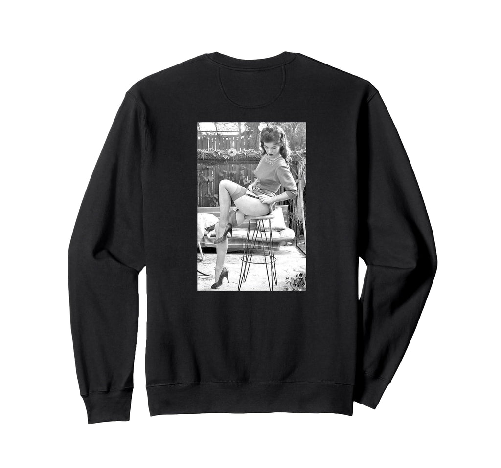 Motif Black And White Photography Frau Sweatshirt - Streetwear Style Unisex - T-Shirt, Sweatshirt, Hoodie