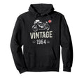 Born 1964 Birthday Funny Motorbike Hoodie - Casual Everyday Wear for Adults - T-Shirt, Sweatshirt, Hoodie