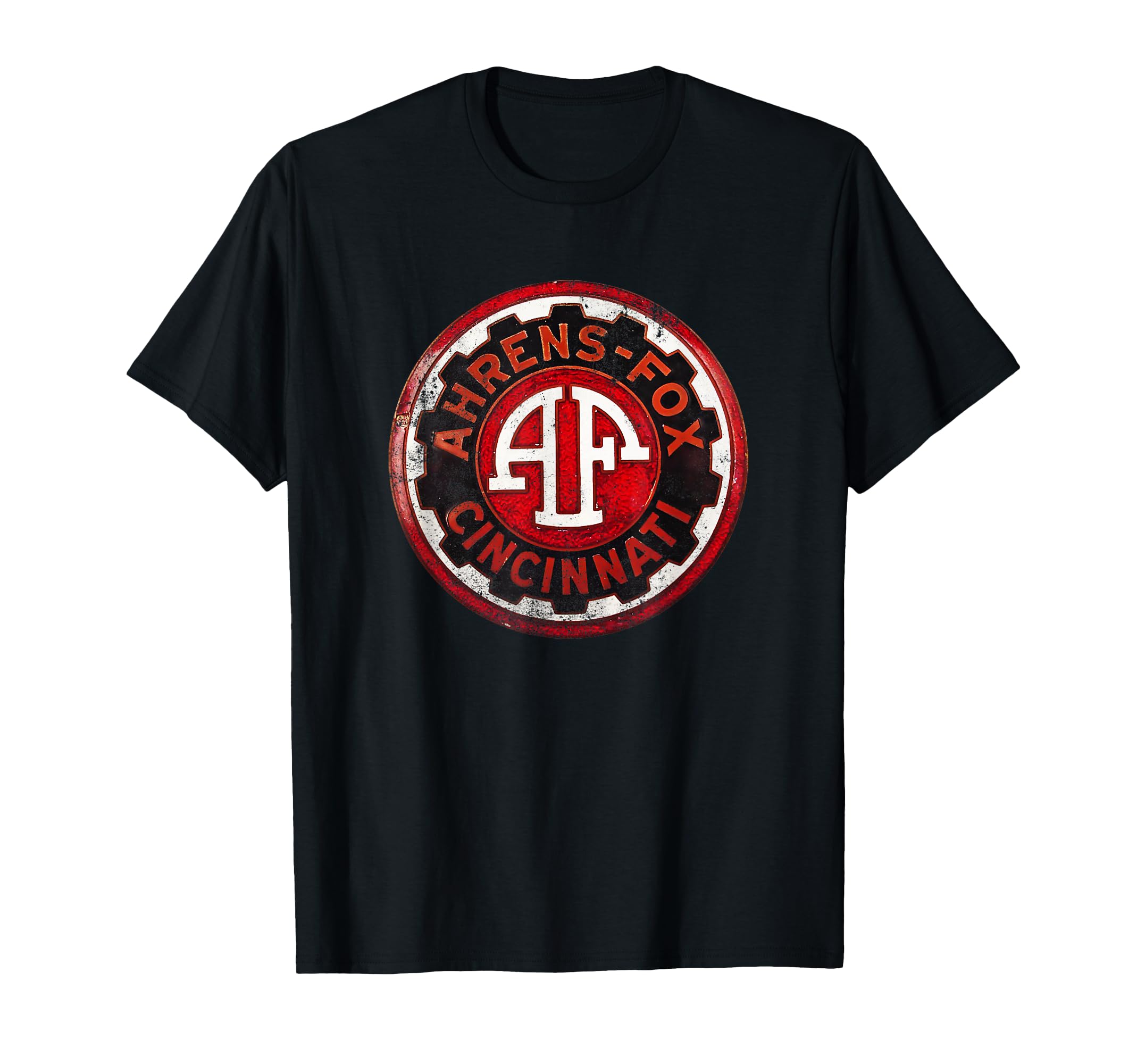 Car Logo Ahrens Fox Fire Engine Co T-Shirt - Minimalist Print for Adults - T-Shirt, Sweatshirt, Hoodie