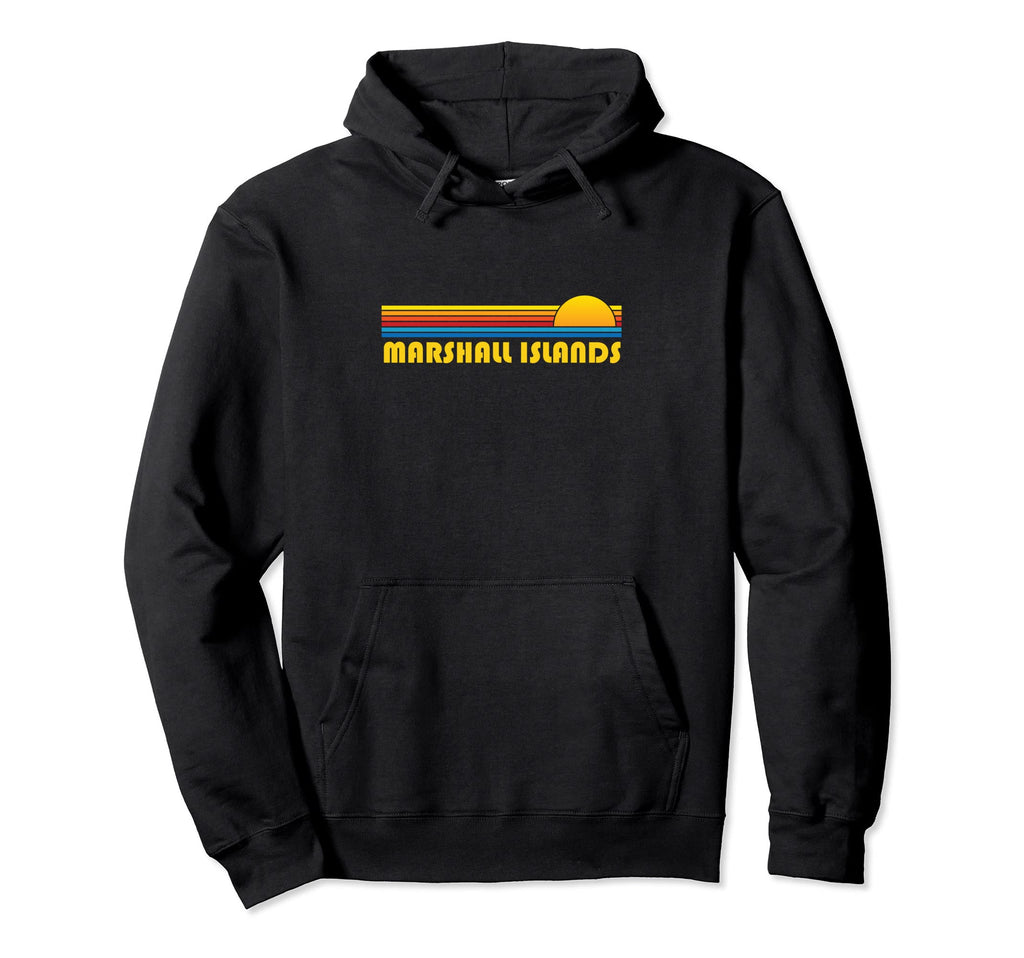 Marshall Islands Souvenir Sunset Hoodie - Fun Novelty Design Men Women - T-Shirt, Sweatshirt, Hoodie