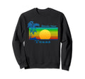 Galveston Island Texas Tropical Sweatshirt - Novelty Apparel Men Women - T-Shirt, Sweatshirt, Hoodie