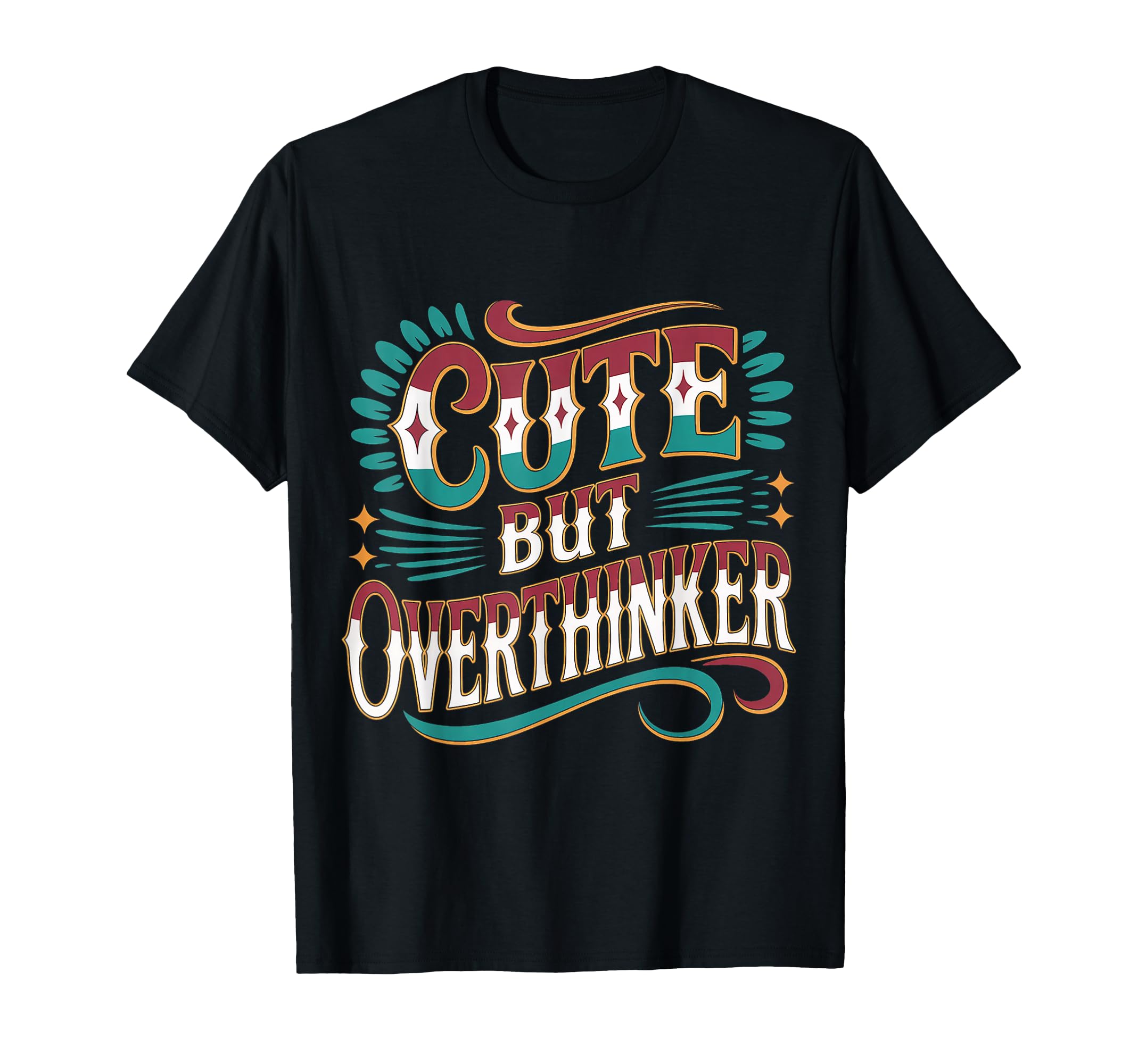 Overthinking Mind Self Awareness T-Shirt - Trendy Graphic for Adults - T-Shirt, Sweatshirt, Hoodie
