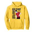 Go Easy Me Embracing Self Care Hoodie - Trendy Graphic Men Women - T-Shirt, Sweatshirt, Hoodie