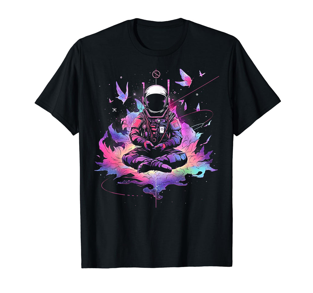 Synthwave Astronaut Cyberpunk 80S Sci Fi 45 T-Shirt - Graphic Print Unisex - T-Shirt, Sweatshirt, Hoodie