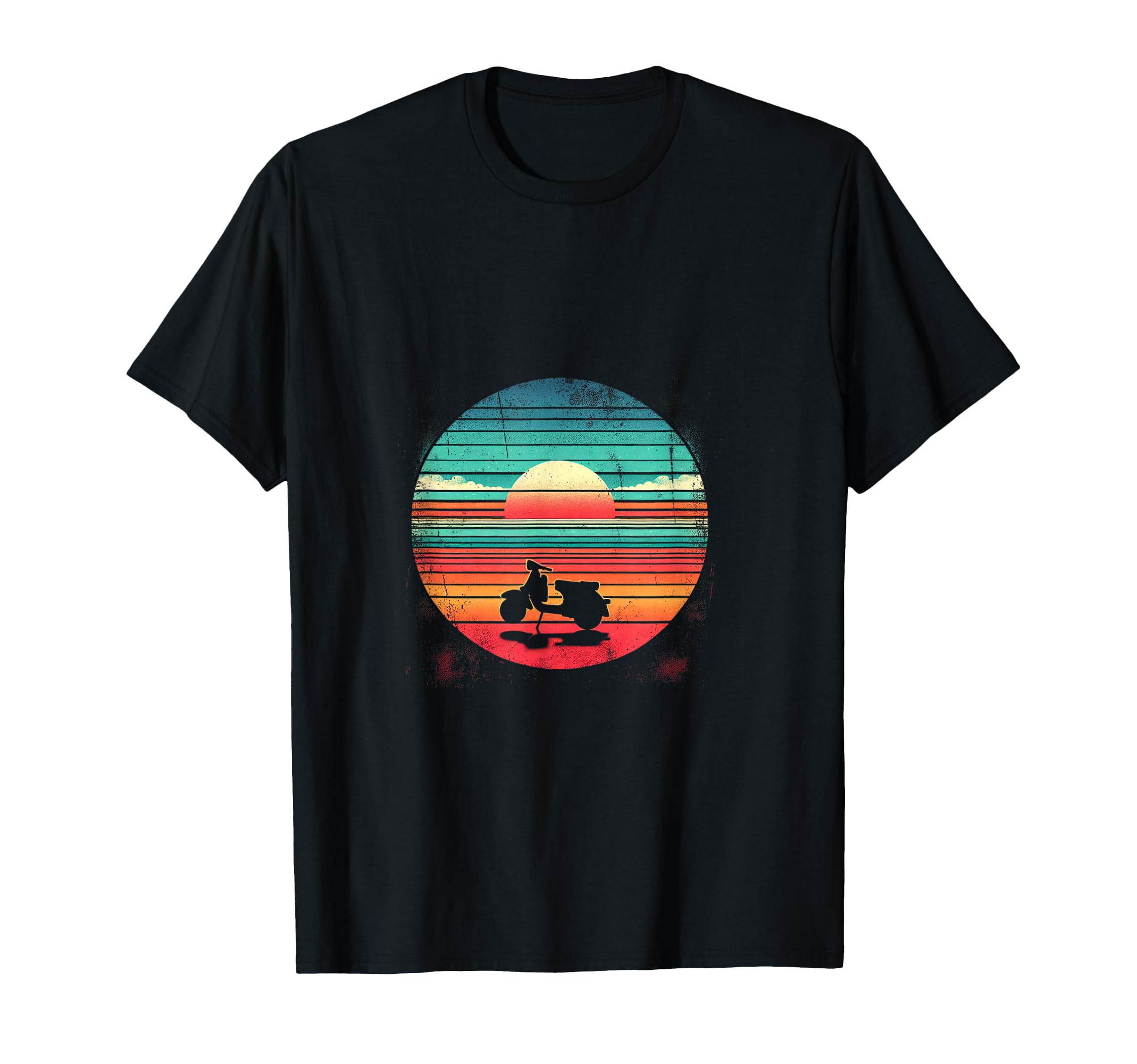 Motorcycle Sunset Sweatshirt - Minimalist Print Men Women - T-Shirt, Sweatshirt, Hoodie