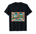 England Letters 50S Travel Art T-Shirt - Trendy Graphic Unisex - T-Shirt, Sweatshirt, Hoodie
