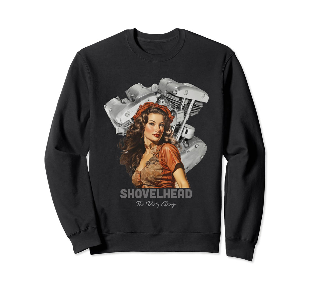 Hd Motorcycle Vtwin Shovelhead Sweatshirt - Aesthetic Graphic Men Women - T-Shirt, Sweatshirt, Hoodie