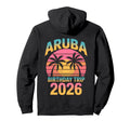 Aruba Birthday Trip 2026 Sunset Hoodie - Minimalist Print Men Women - T-Shirt, Sweatshirt, Hoodie
