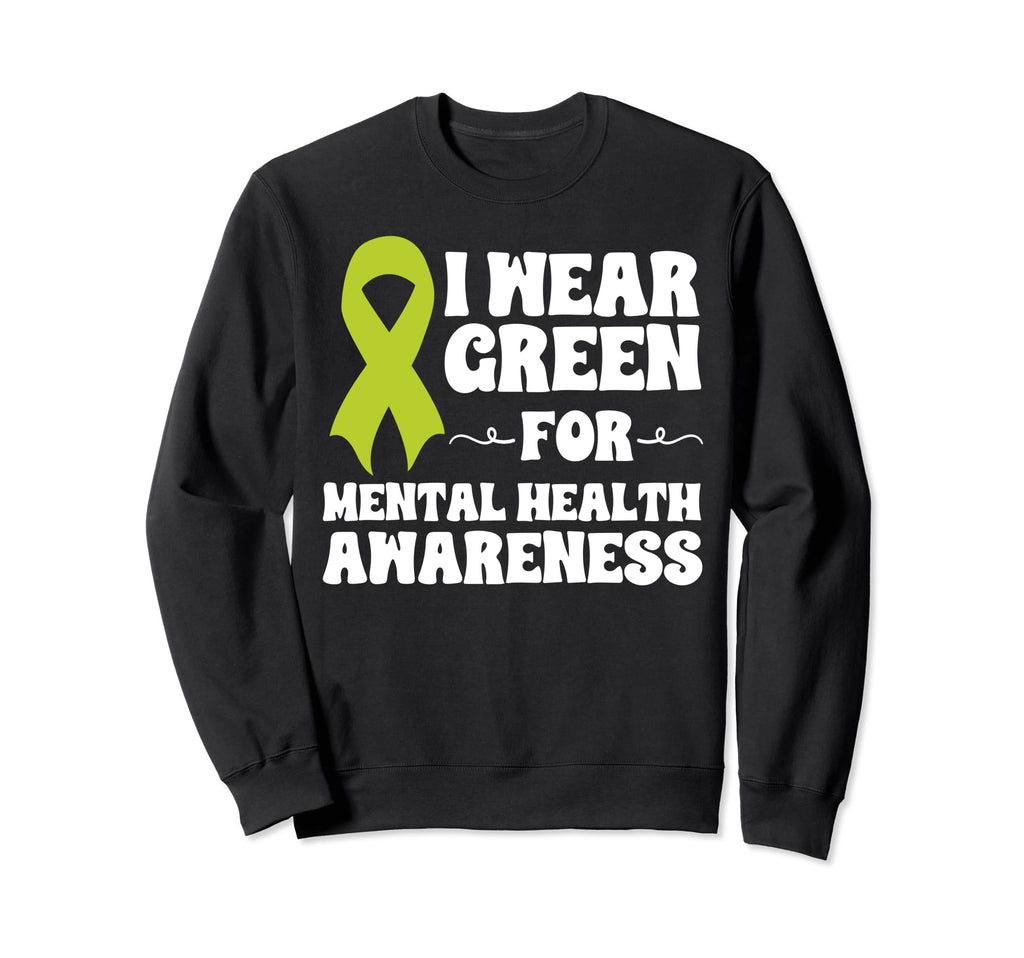 Rainbow May I Wear Green Mental Sweatshirt - Graphic Print for Adults - T-Shirt, Sweatshirt, Hoodie