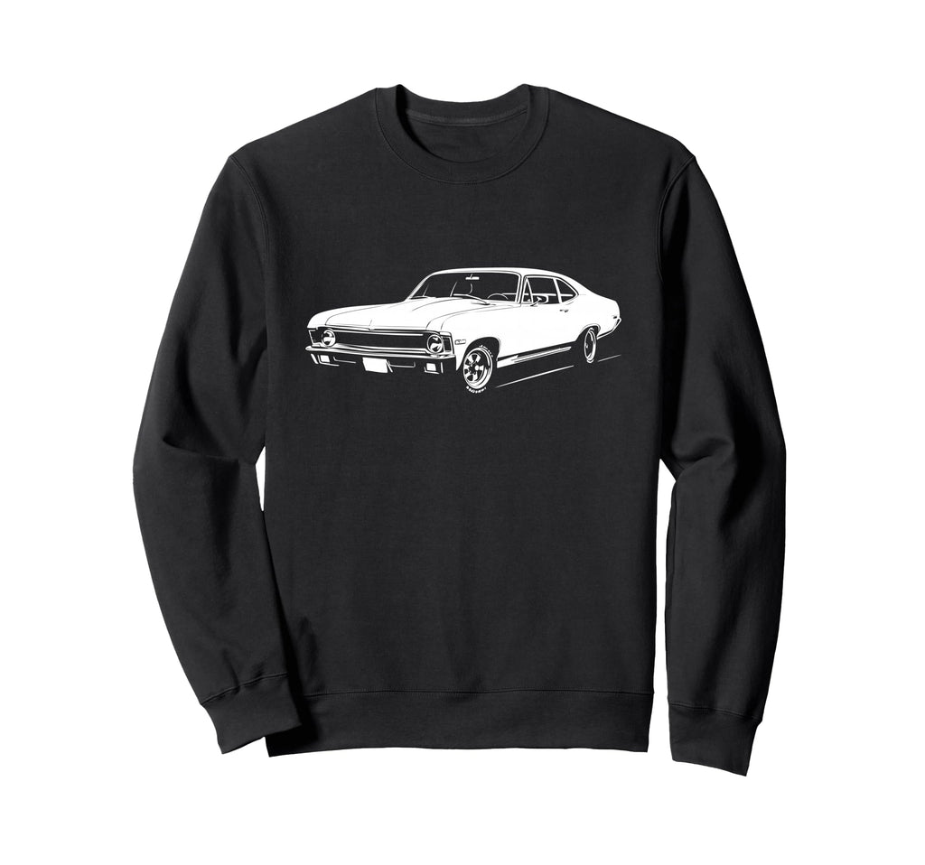 1970 70 Nova Ss Old School Sweatshirt - Casual Everyday Wear for Adults - T-Shirt, Sweatshirt, Hoodie