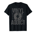 Vinyl Addict Turntable Old School Dj T-Shirt - Fun Novelty Design Unisex - T-Shirt, Sweatshirt, Hoodie