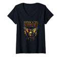 Womens Antisocial Butterfly V Neck T-Shirt - Graphic Print for Adults - T-Shirt, Sweatshirt, Hoodie