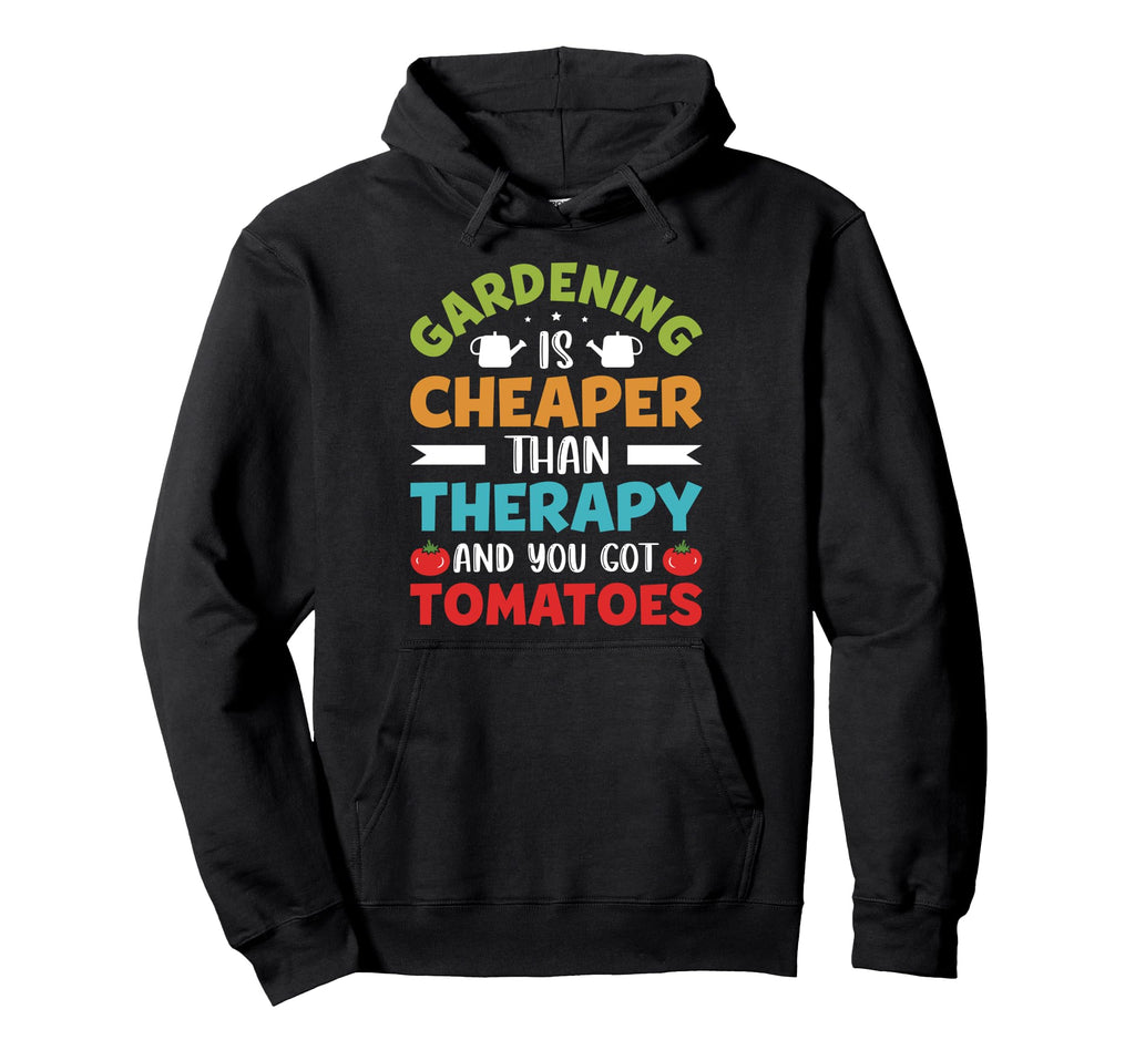 Gardening My Way Therapy Plant Hoodie - Fun Novelty Design for Adults - T-Shirt, Sweatshirt, Hoodie