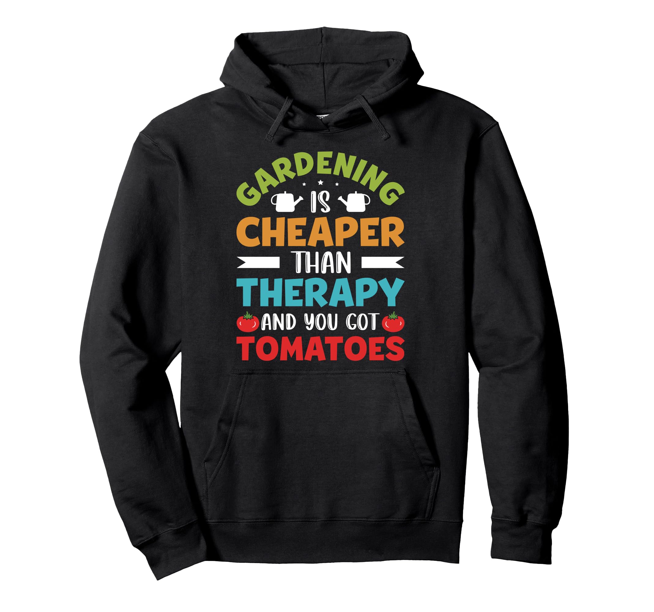 Gardening My Way Therapy Plant Hoodie - Fun Novelty Design for Adults - T-Shirt, Sweatshirt, Hoodie