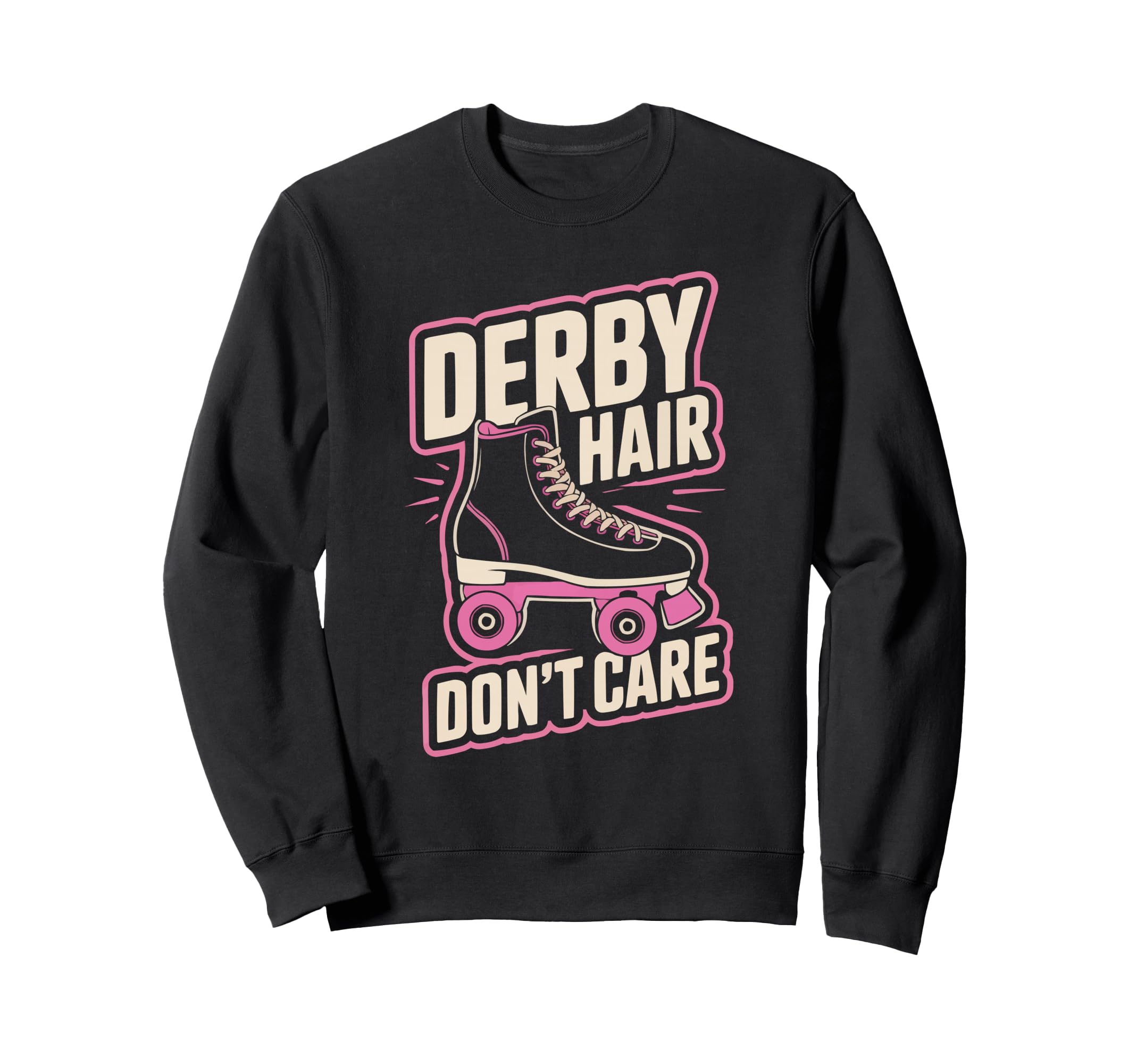 Roller Derby Roller Skating Contact Sweatshirt - Fun Novelty Design Unisex - T-Shirt, Sweatshirt, Hoodie