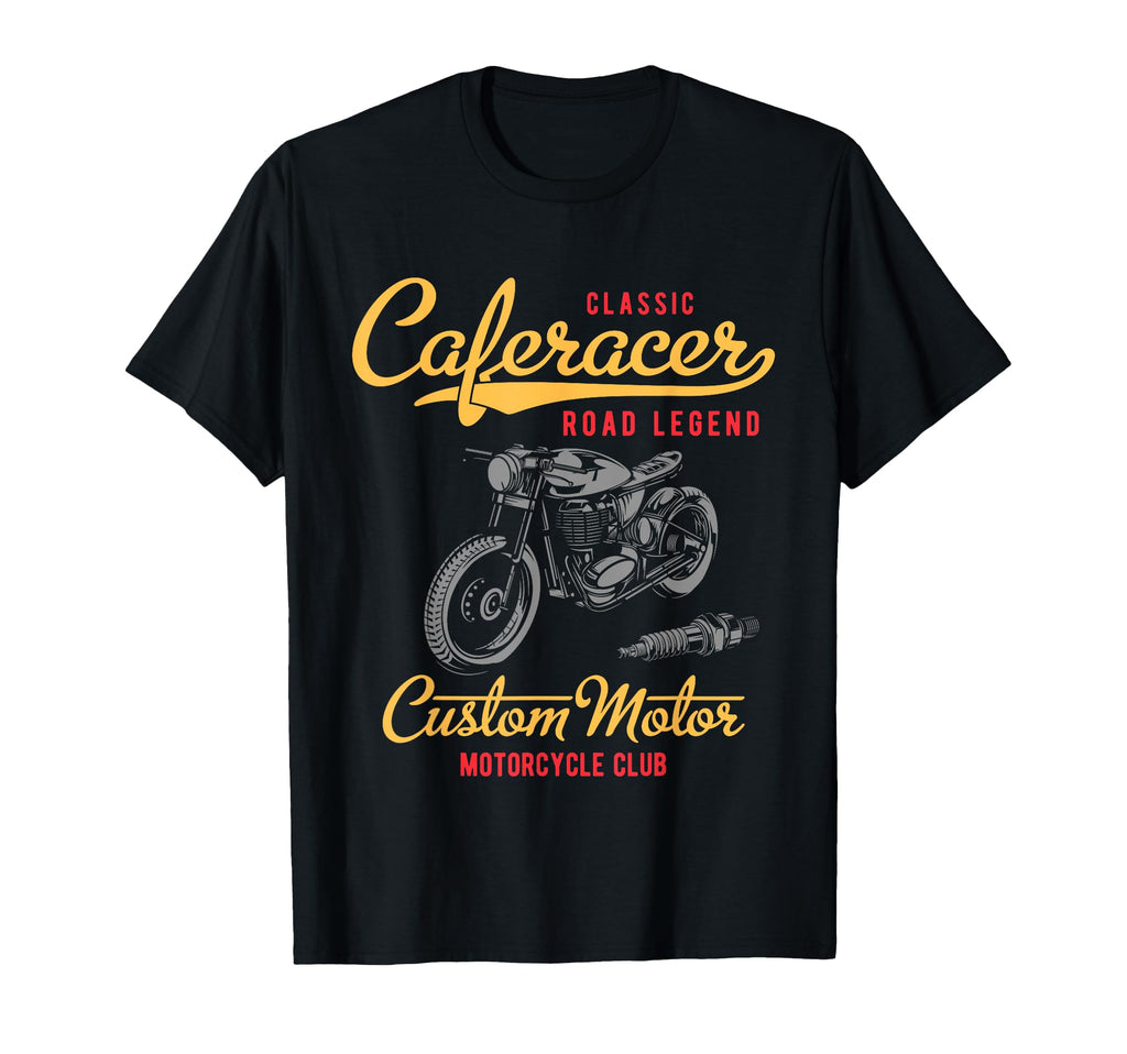 Cafe Racer Road Legend T-Shirt - Casual Everyday Wear Unisex - T-Shirt, Sweatshirt, Hoodie