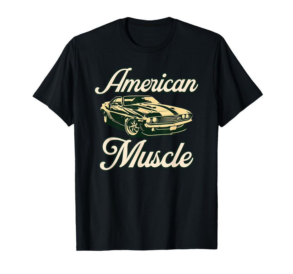 American Muscle Car Car T-Shirt - Unique Graphic Unisex - T-Shirt, Sweatshirt, Hoodie