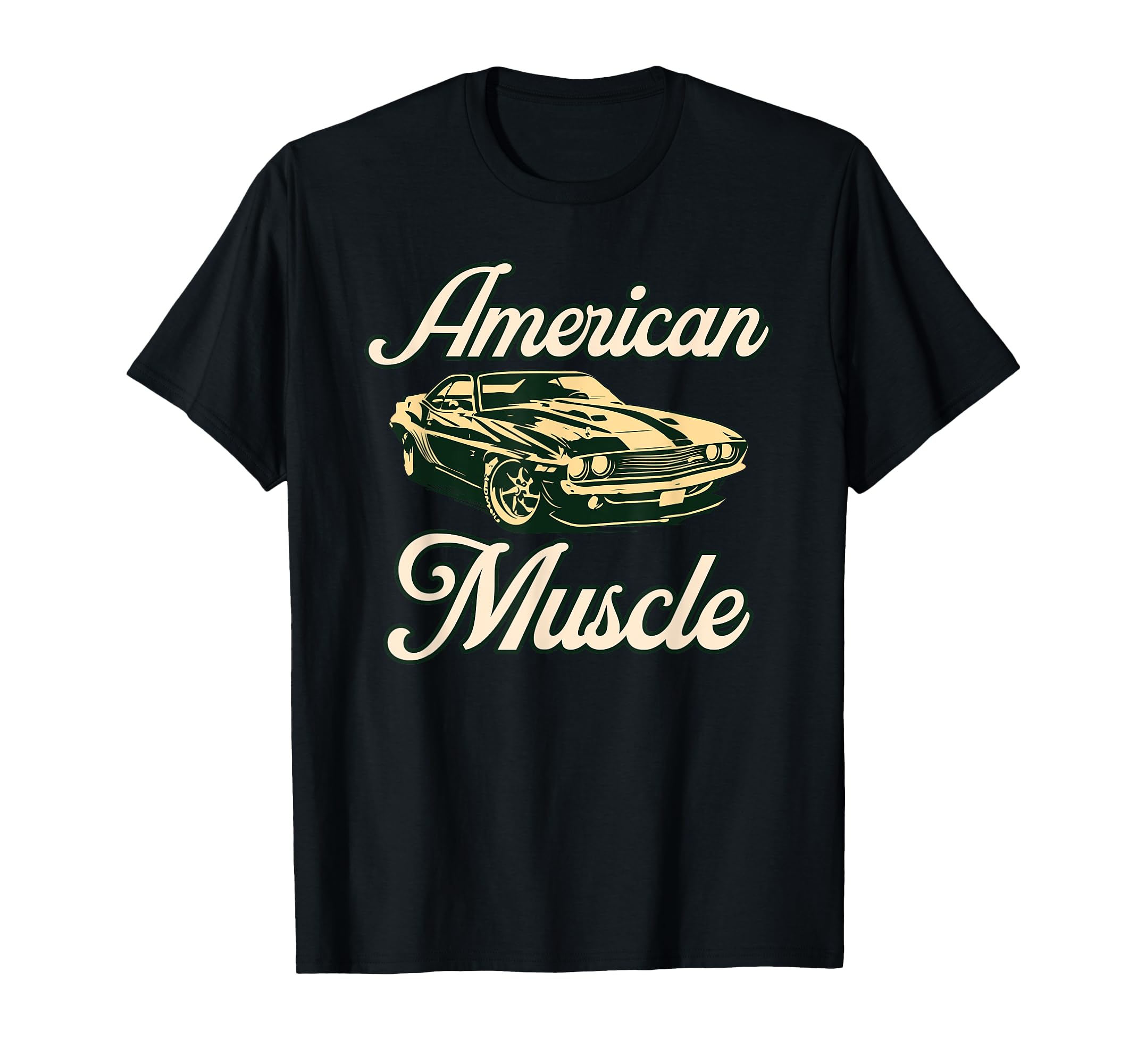 American Muscle Car Car T-Shirt - Unique Graphic Unisex - T-Shirt, Sweatshirt, Hoodie