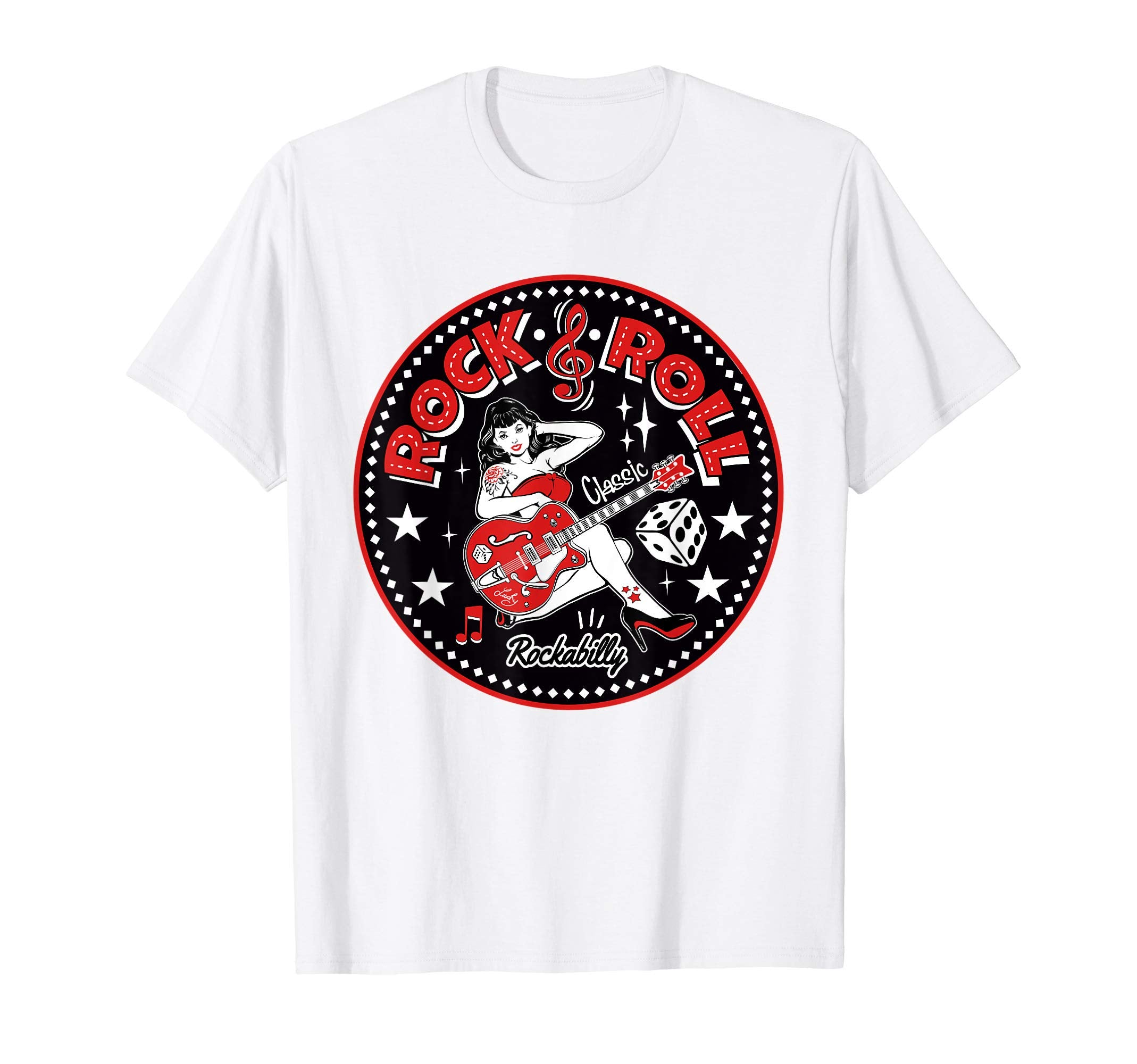 Rockabilly Pin Up Gift 50S Sock Hop T-Shirt - Custom Art Print Men Women - T-Shirt, Sweatshirt, Hoodie