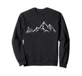 Motorcycle Biker Mountain Sweatshirt - Aesthetic Graphic Men Women - T-Shirt, Sweatshirt, Hoodie