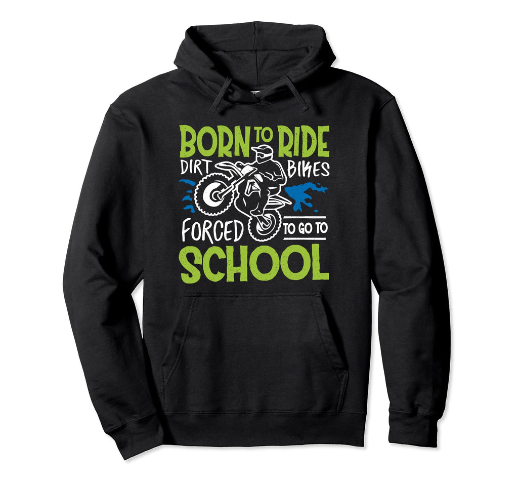 Dirt Bike Art Motocross Biker Hoodie - Aesthetic Graphic Men Women - T-Shirt, Sweatshirt, Hoodie