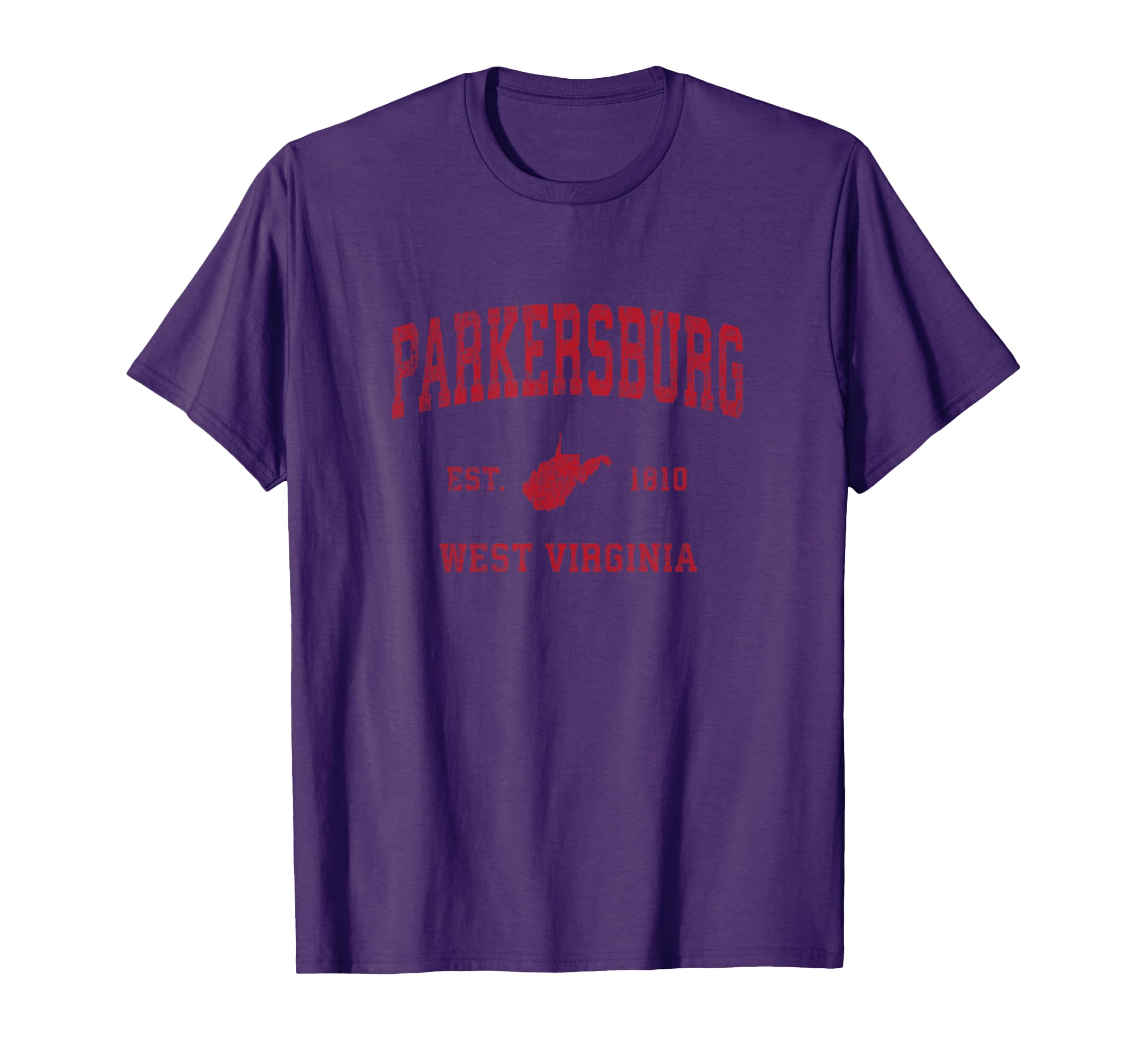 Parkersburg West Virginia Wv Sports T-Shirt - Novelty Apparel for Adults - T-Shirt, Sweatshirt, Hoodie