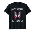 Antisocial Butterfly Introvert Teen T-Shirt - Unique Graphic Unisex - T-Shirt, Sweatshirt, Hoodie