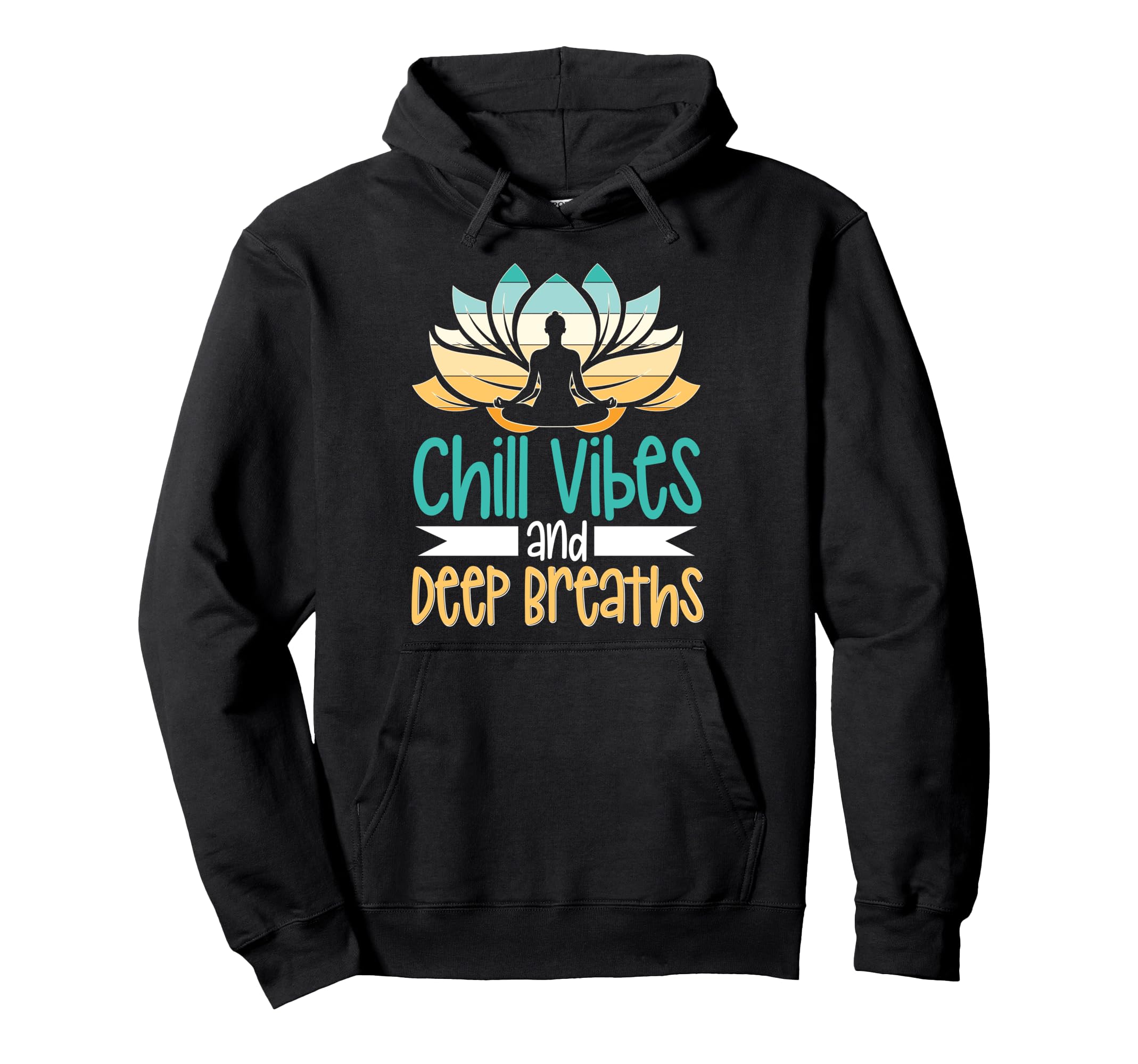Meditation Yoga Spiritual Peace Hoodie - Minimalist Print for Adults - T-Shirt, Sweatshirt, Hoodie