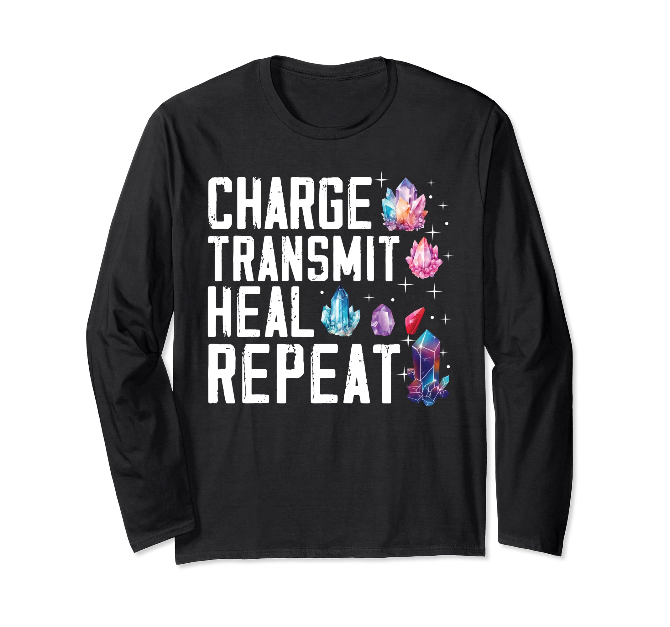 Funny Gemstone Chakra Healer T-Shirt - Aesthetic Graphic for Adults - T-Shirt, Sweatshirt, Hoodie