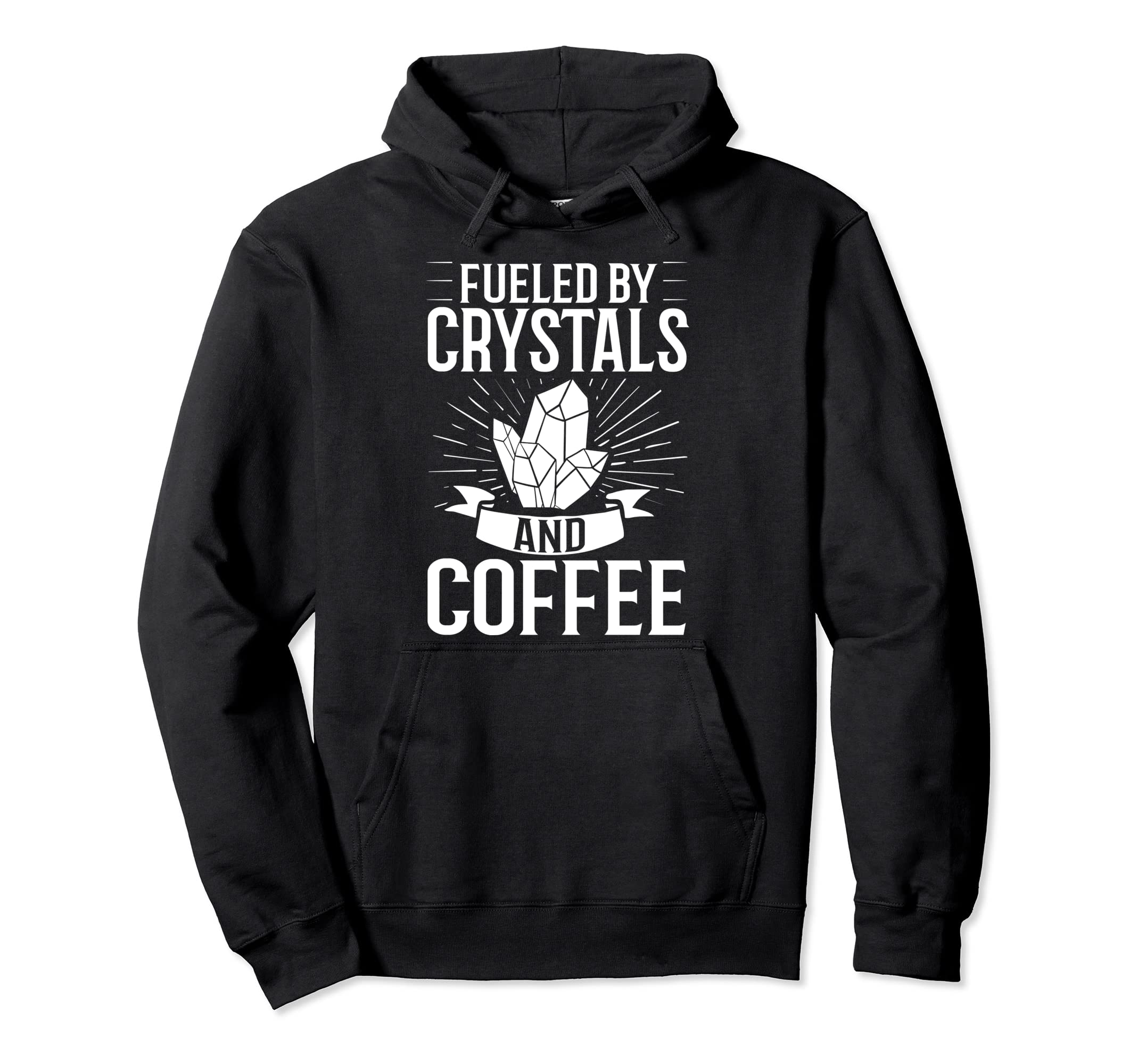 Crystal Healing Energy Healing Chakra Hoodie - Fun Novelty Design Men Women - T-Shirt, Sweatshirt, Hoodie