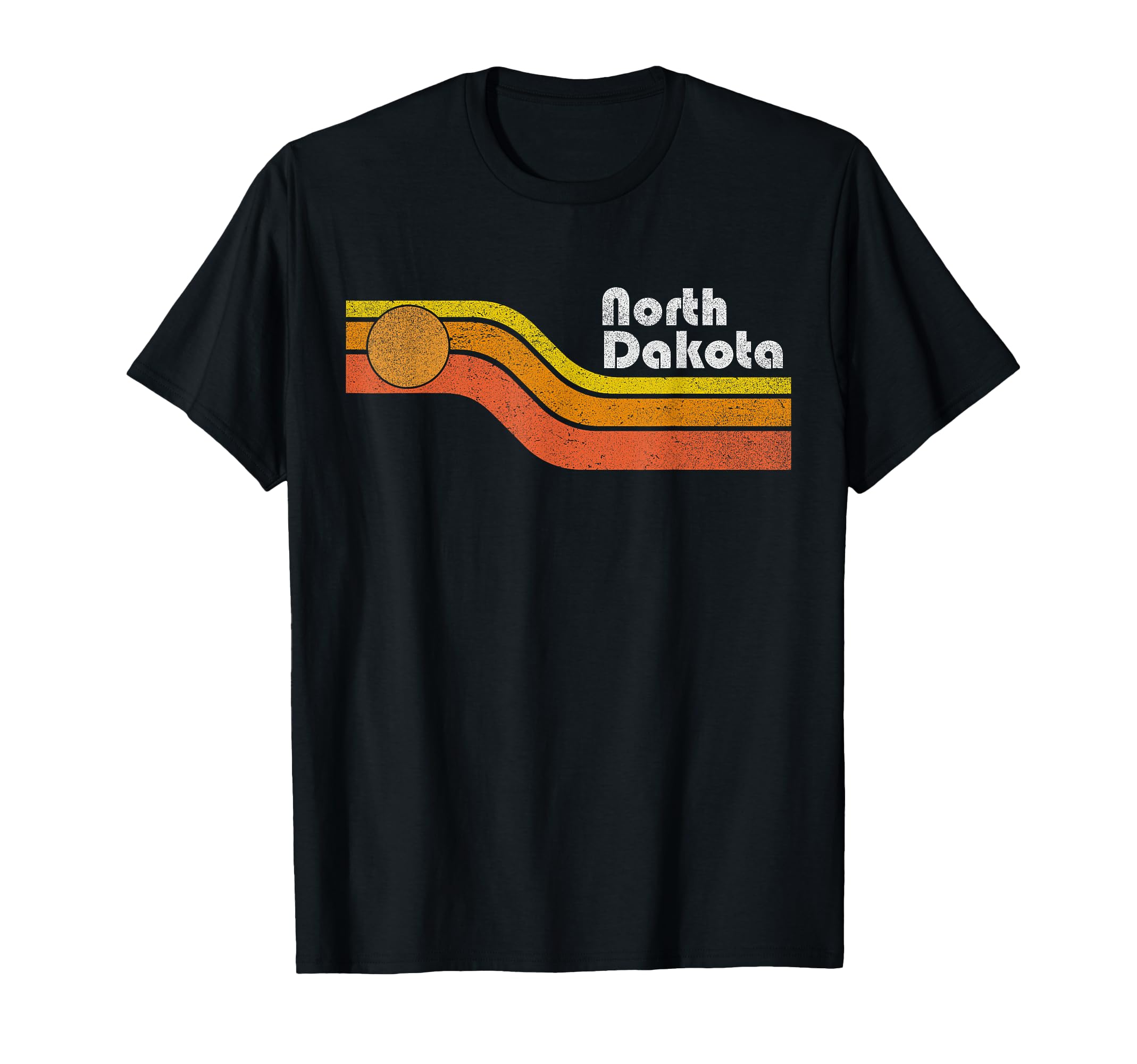 North Dakota 70S 80S T-Shirt - Aesthetic Graphic Unisex - T-Shirt, Sweatshirt, Hoodie