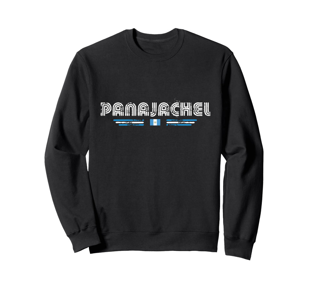 Panajachel Guatemala 70S 80S Type Sweatshirt - Minimalist Print Unisex - T-Shirt, Sweatshirt, Hoodie