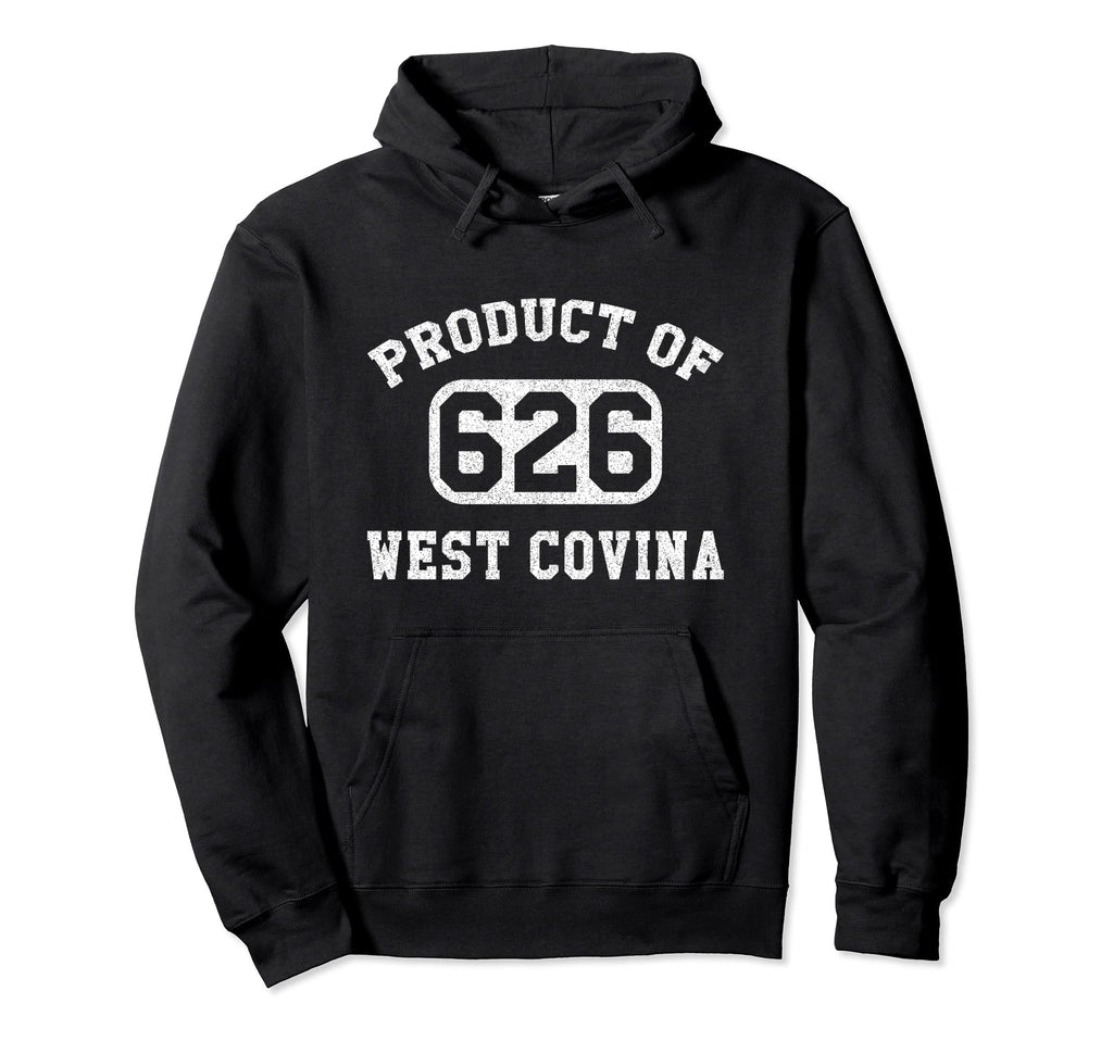 West Covina California Area Code Hoodie - Graphic Print Men Women - T-Shirt, Sweatshirt, Hoodie