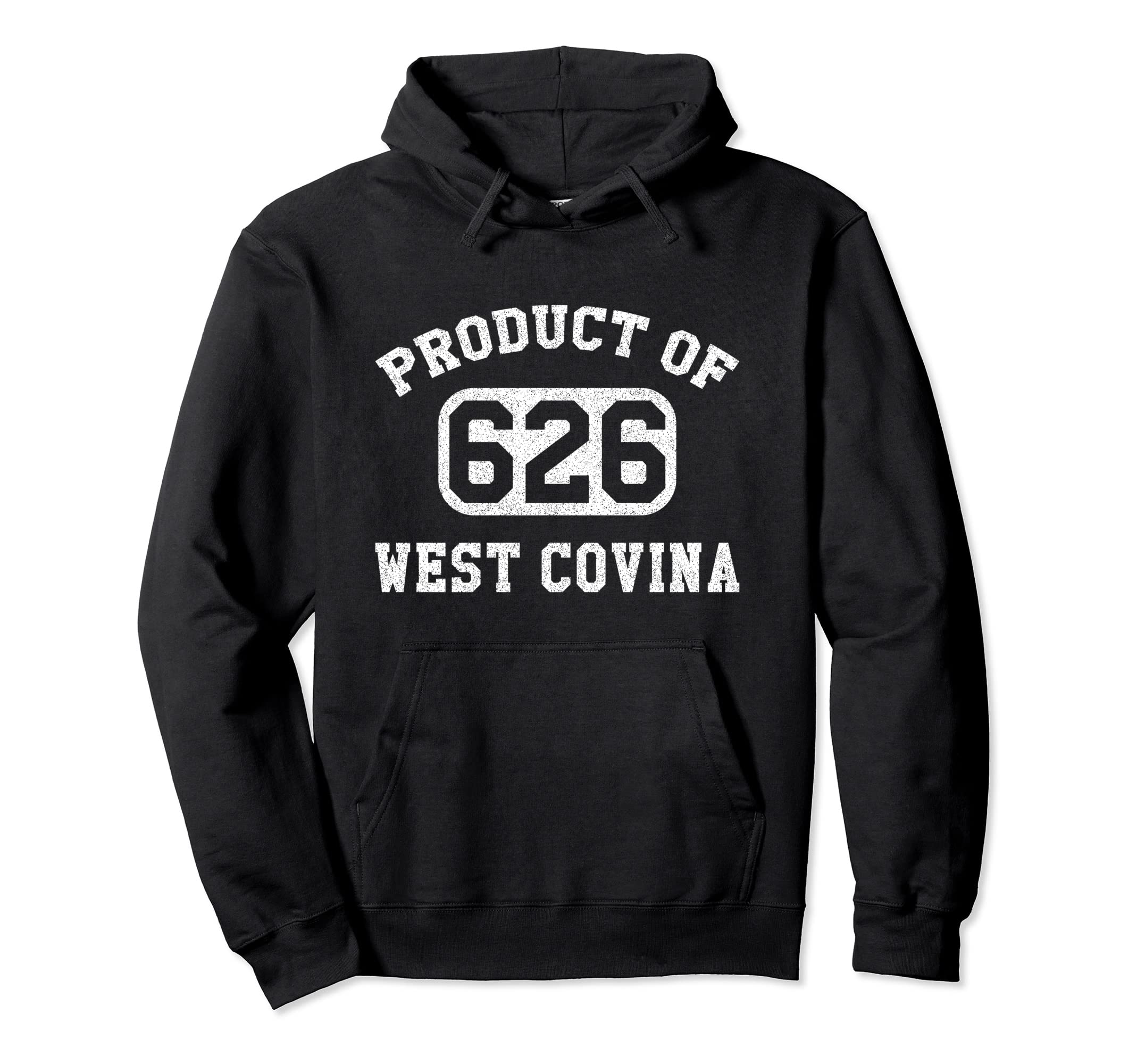 West Covina California Area Code Hoodie - Graphic Print Men Women - T-Shirt, Sweatshirt, Hoodie