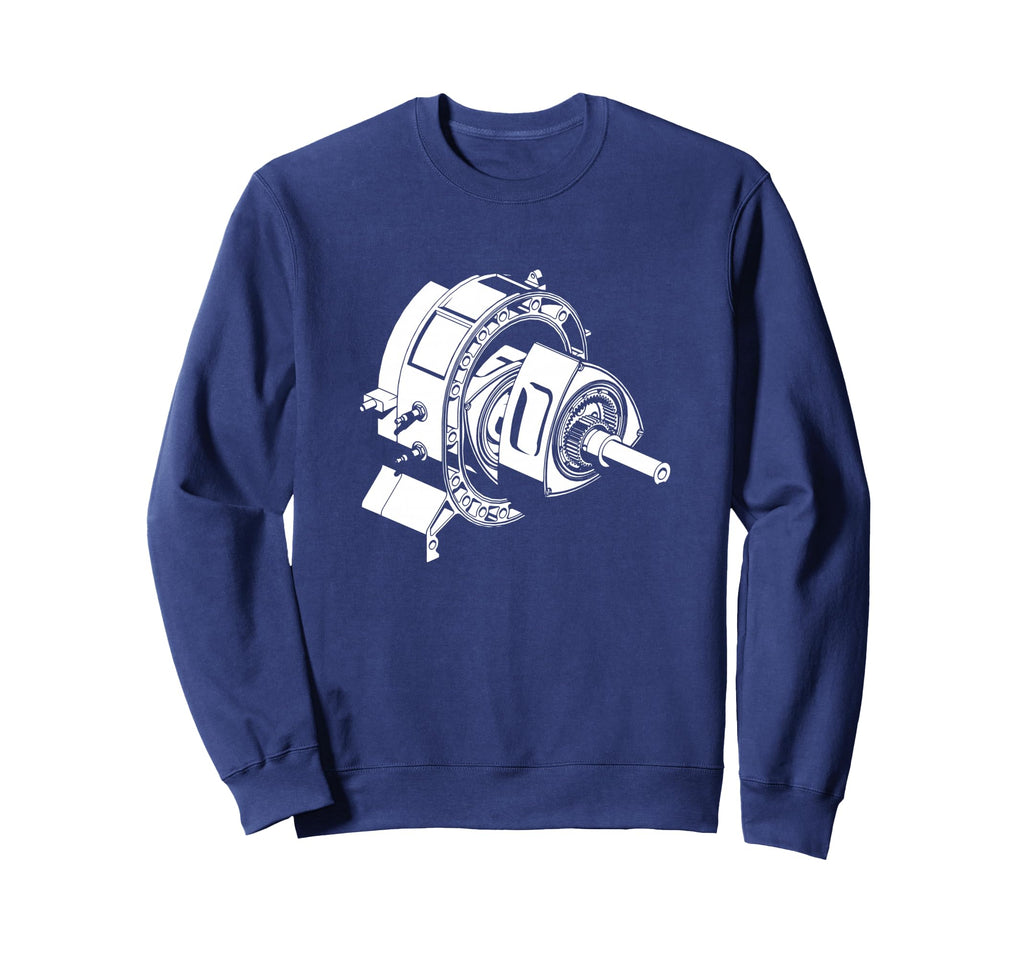Rotary Engine Blueprint Diagram Car Sweatshirt - Streetwear Style Unisex - T-Shirt, Sweatshirt, Hoodie