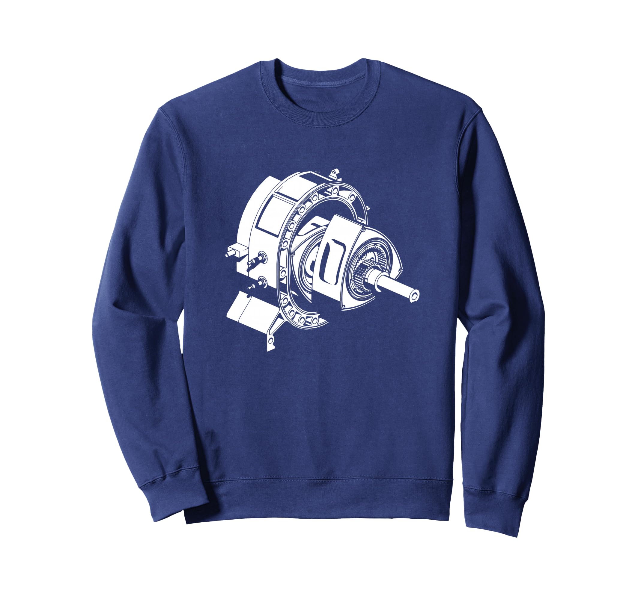 Rotary Engine Blueprint Diagram Car Sweatshirt - Streetwear Style Unisex - T-Shirt, Sweatshirt, Hoodie
