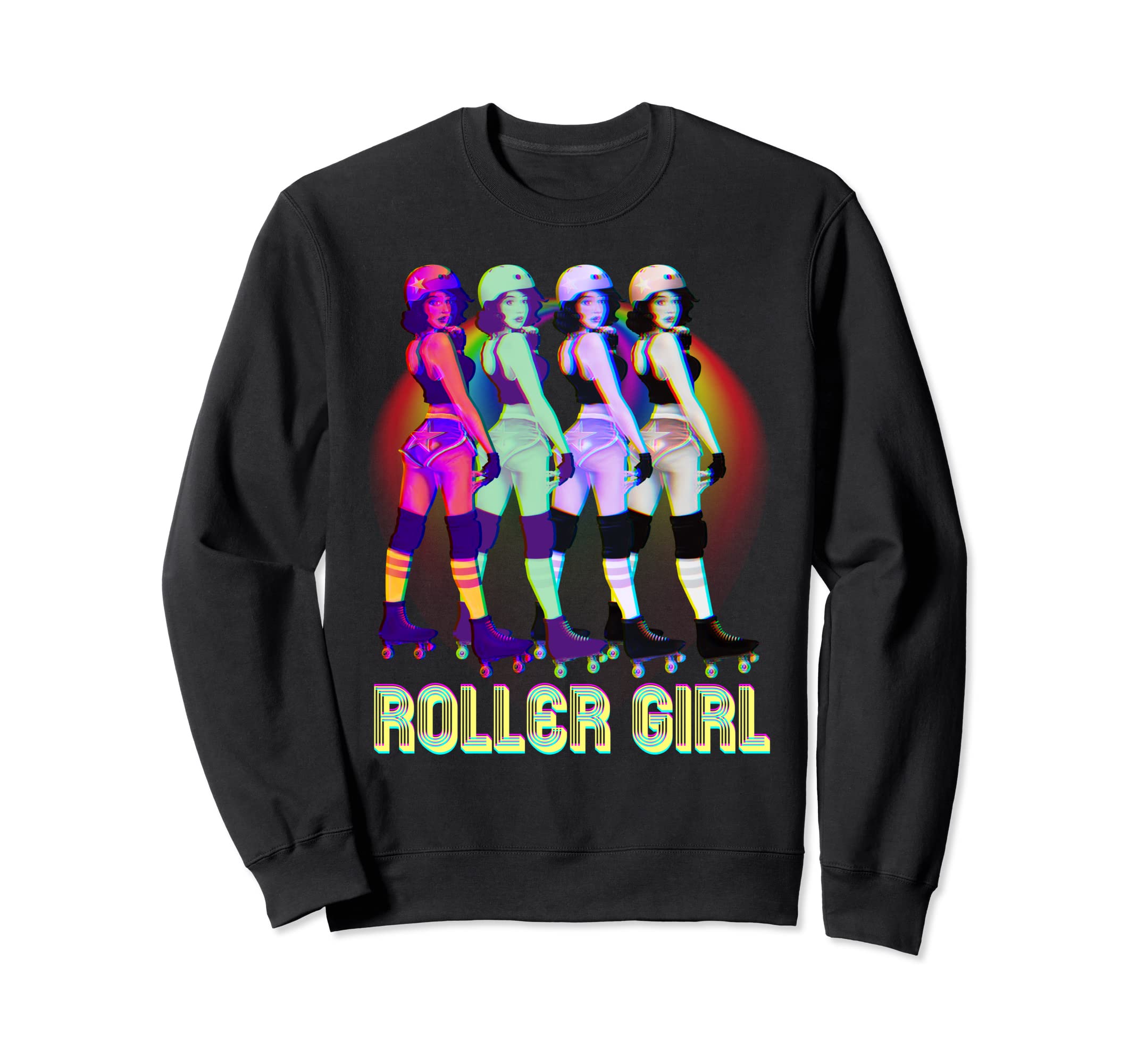 Roller Roller Disco Roller Sweatshirt - Aesthetic Graphic for Adults - T-Shirt, Sweatshirt, Hoodie